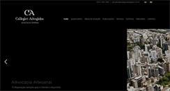 Desktop Screenshot of callegariadvogados.com.br