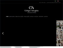 Tablet Screenshot of callegariadvogados.com.br